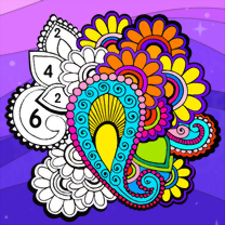 Juego Color Fan Colorea por números