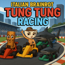 Juego Italian Brainrot Tung Tung Racing