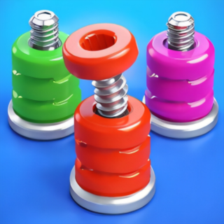 Nuts & Bolts Sort: Color Puzzle